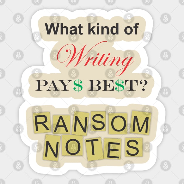 Ransom Notes Sticker by Cavalrysword